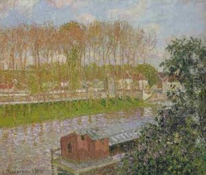 Soleil Couchant A Moret