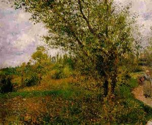 Paysage A Pontoise, A Travers Les Champs