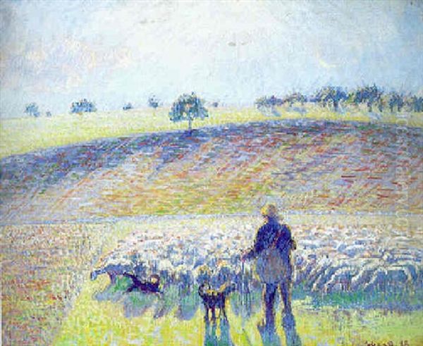 Berger Avec Moutons - view 1