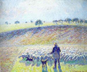 Berger Avec Moutons