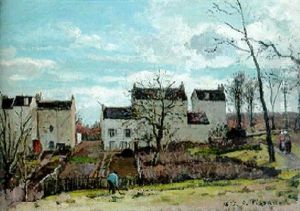 Printemps A Pontoise by Camille Pissarro