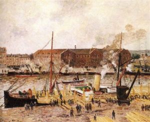 Dechargement De Bois A Rouen