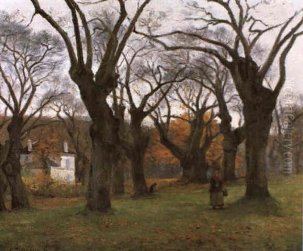 Paysage . Louveciennes, En Automne - view 1