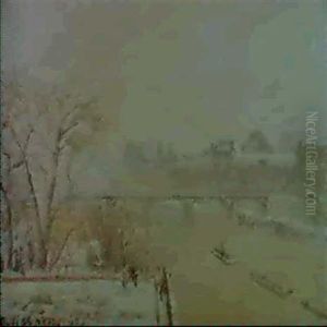 La Seine Prise Du Pont-neuf (hiver)