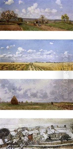 A) Le Printemps. B) L'ete. C) L'automne. D) L'hiver - view 1