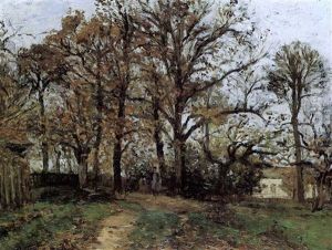 Les Arbres Sur Le Plateau, Effet D'automne, Paysage A       Louveciennes