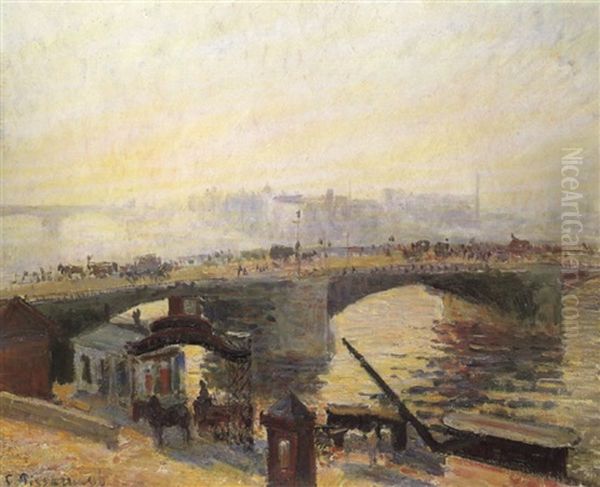 Brouillard, Matin, Rouen - view 1