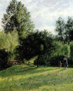 Les Pommiers, Soleil Couchant, Eragny