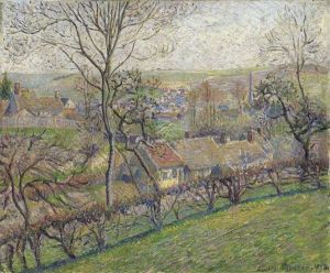 Vue D'eragny by Lucien Pissarro