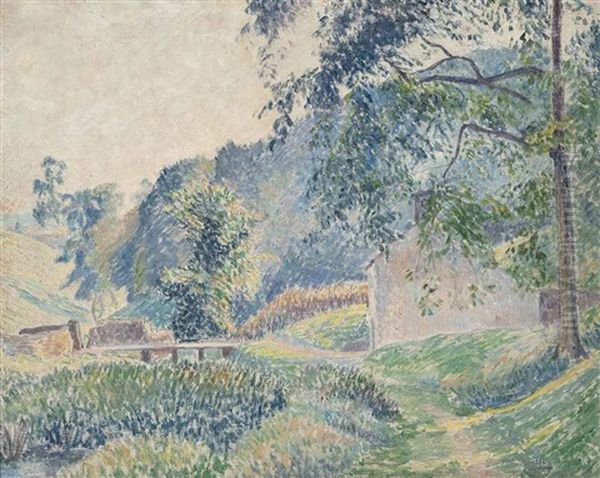 Brookleton, Misty Morning, Youlgreave - view 1
