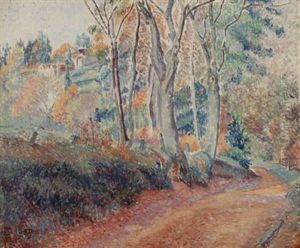 Footpath In November, Greyshott by Lucien Pissarro