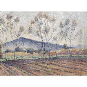 A Stormy Day, Or A Farm, Le Lavandou by Lucien Pissarro