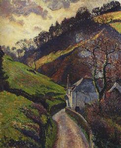 Blackpool Valley, The White House by Lucien Pissarro