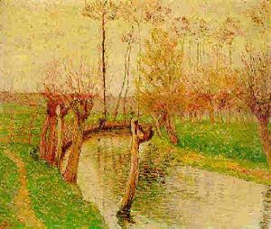 Eragny, L'epte by Lucien Pissarro