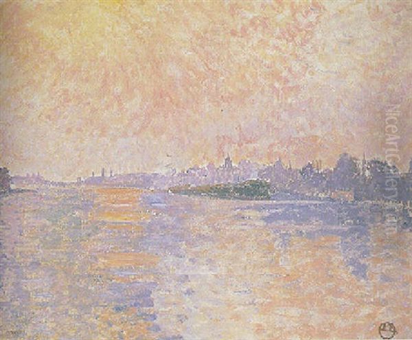 Sunset On The Thames, Chiswick - view 1