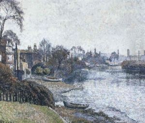 Chiswick Mall (sunny Effect) by Lucien Pissarro