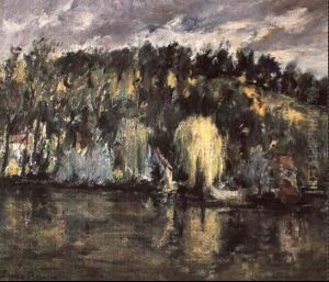 La Seine A La Frette by Lucien Pissarro