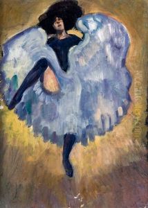Can-can Dancer by Ludovic Rodo Pissarro