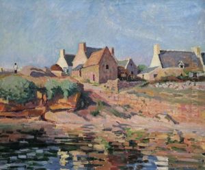 Ploumanach (bretagne) by Ludovic Rodo Pissarro