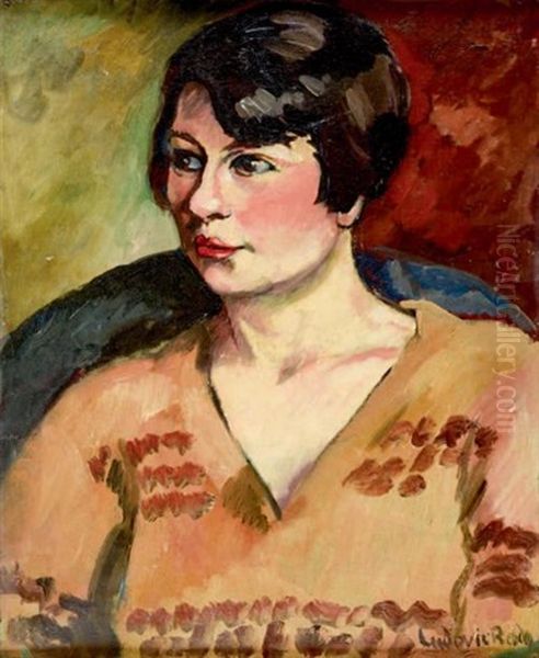 Portrait De Femme Brune - view 1
