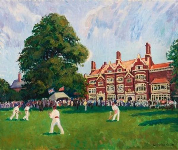 Cricket Match, Cambridge - view 1