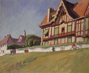 Landscape In France by Ludovic Rodo Pissarro