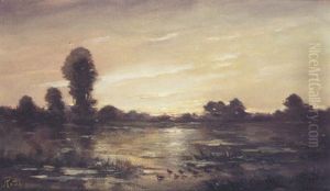 Effet De Lumiere Sur La Plaine by Ludovic Rodo Pissarro
