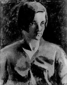 Portrait De Jeune Femme by Ludovic Rodo Pissarro