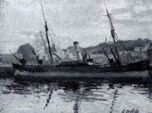 Steam Sailer by Ludovic Rodo Pissarro