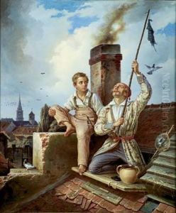 Le Colombophile by Eduard Karl Gustav Lebrecht Pistorius