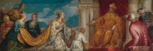 The Queen Of Sheba Before Solomon by Bonifazio Veronese