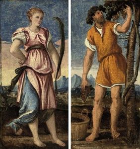 Summer (+ Autumn; Pair) by Bonifazio Veronese
