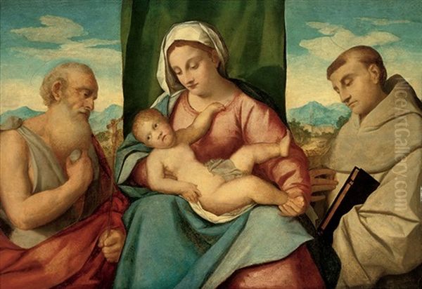 The Madonna And Child With Saints Jerome And Francis Of Assisi - view 1