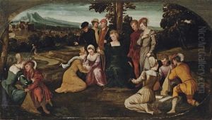 The Finding Of Moses by Bonifazio Veronese