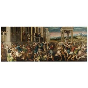 The Rape Of The Sabine Women by Bonifazio Veronese