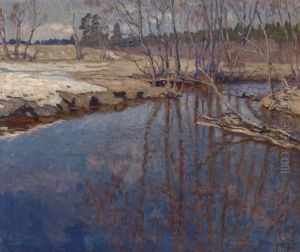 Meltwater by Nikolai Petrovich Bogdanov-Belsky