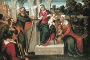 A Sacra Conversazione In A Landscape