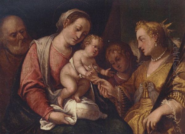 The Mystic Marriage Of Saint Catherine - view 1