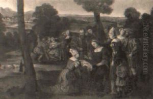 The Finding Of Moses by Bonifazio Veronese