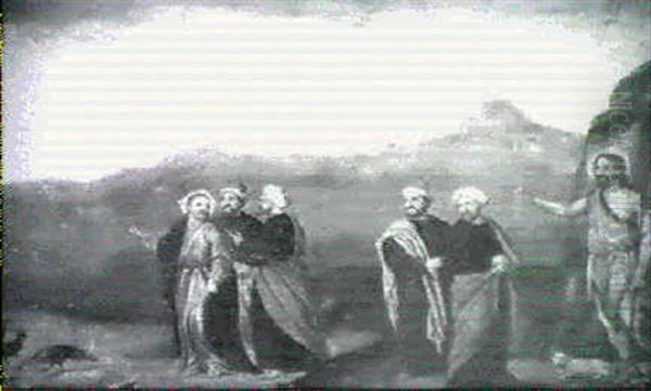 Saint John The Baptist Instructing His Disciples To Follow Christ - view 1