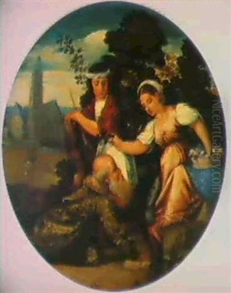 The Crowning Of The Poet (diam. 46.4cm) - view 1