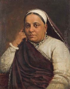 Untitled (portrait Of A Parsi Lady)