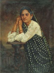 Parsi Lady by Manchershaw Fakirjee Pithawalla