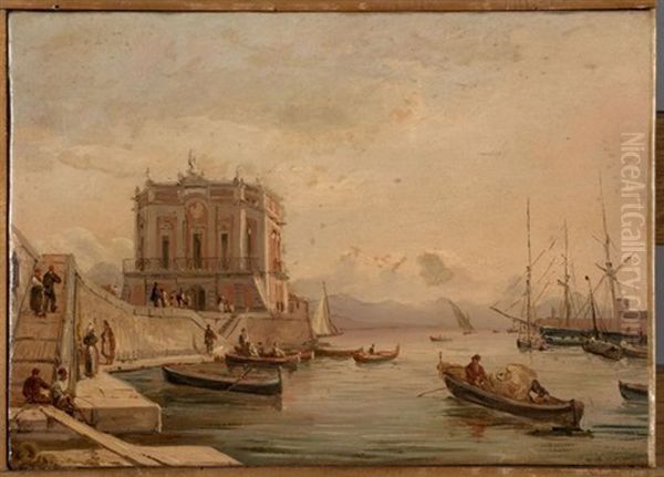 Vue Du Palazzo Del'immacolatella, Naples - view 1