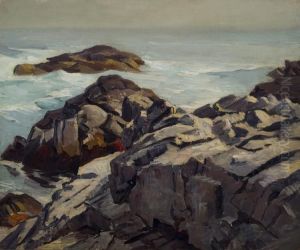 Monhegan Surf by Abraham Jacobi Bogdanove
