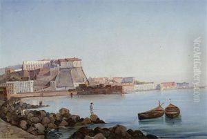 Landschaft Bei Neapel by Anton Sminck Pitloo