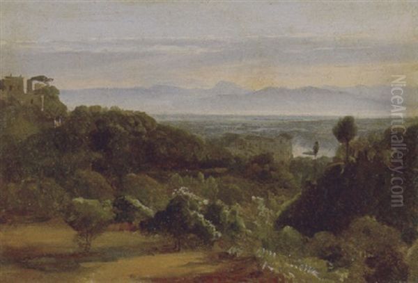 Paesagggio Napoletano Con Caseggiati - view 1