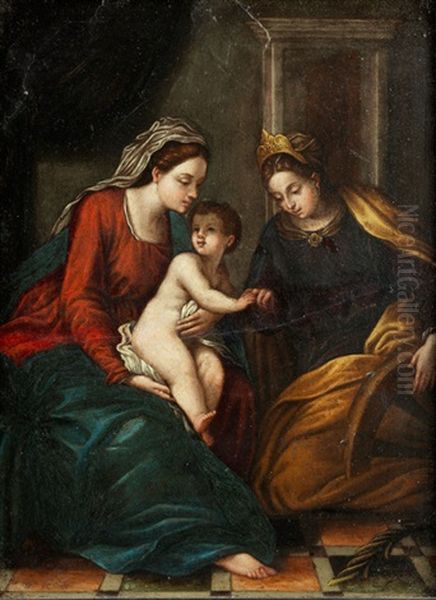 Die Mystische Vermahlung Der Heiligen Katharina - view 1