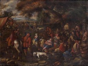 Un Campement by Matteo de' Pitocchi (Matteo Ghidoni)