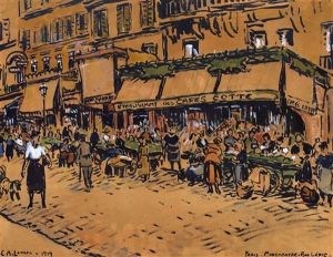 Montmartre by Emil Arthur Pittermann Longen
